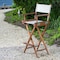 Whitecap Newport Captain's Chair with Natural Fabric Seat 60048 - alternate 2